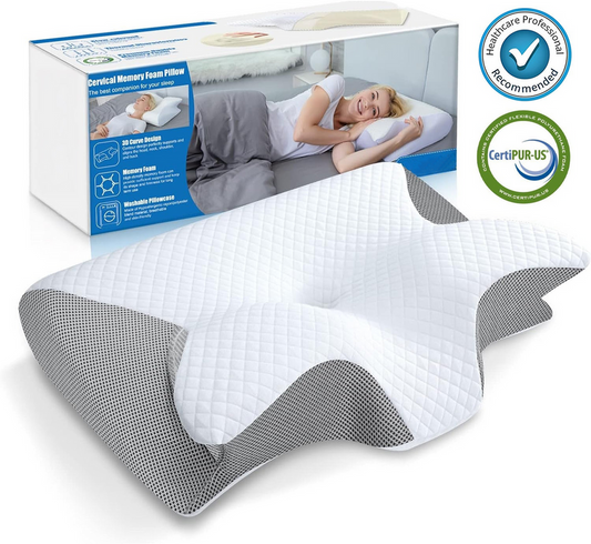 Blue Collar Contour Relief Pillow